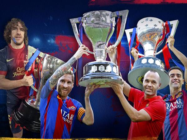 Barca có bao nhiêu cúp La Liga