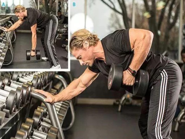 Single-Arm Dumbbell Row (Kéo tạ đơn một tay) Single-Arm Dumbbell Row (Kéo tạ đơn một tay)