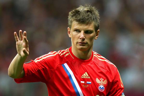Andrey Arshavin trong màu áo ĐTQG