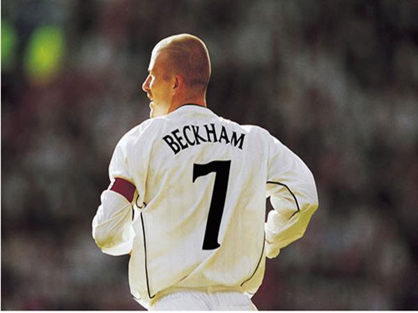 Khám phá sự thay đổi số áo Beckham trong sự nghiệp Khám phá sự thay đổi số áo Beckham trong sự nghiệp